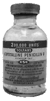 Vintage Penicillin Bottle