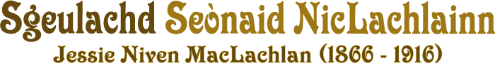 Sgeulachd-Seonaid-NicLachlainn Jessie Niven MacLachlan - Seònaid NicLachlainn